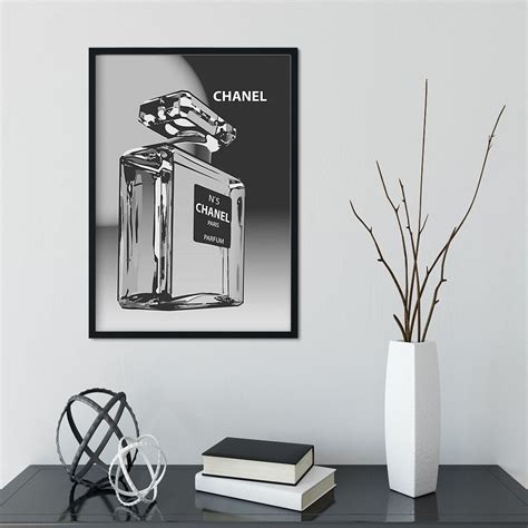 chanel poster black and white|Chanel vintage poster.